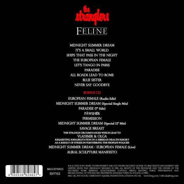 Stranglers - Feline - 2CD Supply