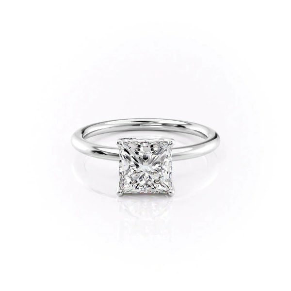 The Alison Set With A 1 Carat Princess Moissanite Online Sale