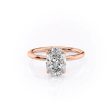 The Alison Set With A 1.5 Carat Oval Moissanite Online Hot Sale