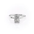 The Alison Set With A 3.5 Carat Radiant Moissanite on Sale